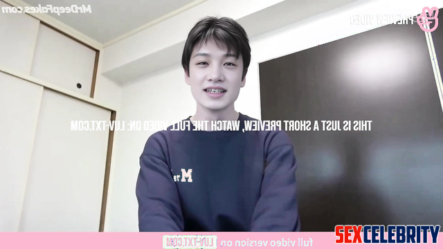 He wants to become a famous porn actor, Bang Chan (방찬 스트레이 키즈) fakeapp
