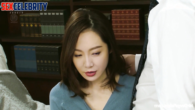 He asked her to undress and began to please her, fake Chen Shu (陈数 名人性爱)