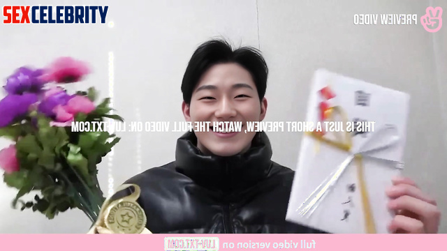 Korean singer 산 San gets nice gifts from his (한국어) fans 에이티즈 ATEEZ