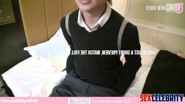 Gay strokeing his face, Jungwon (정원 엔하이픈) artificial intelligence