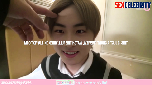 Gay strokeing his face, Jungwon (정원 엔하이픈) artificial intelligence