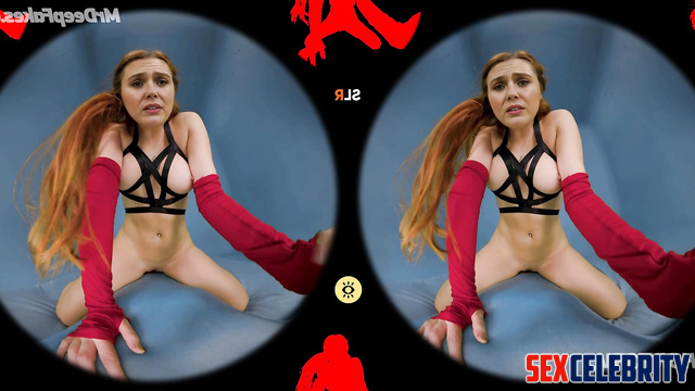 Elizabeth Olsen face swap bounces on your cock and moans very loudly, enjoying