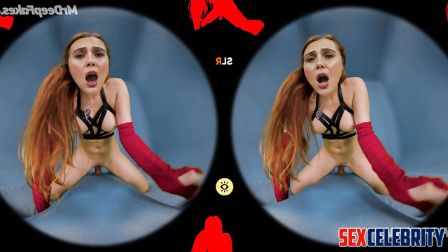 Elizabeth Olsen face swap bounces on your cock and moans very loudly, enjoying