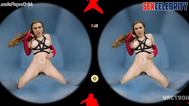 Elizabeth Olsen face swap bounces on your cock and moans very loudly, enjoying