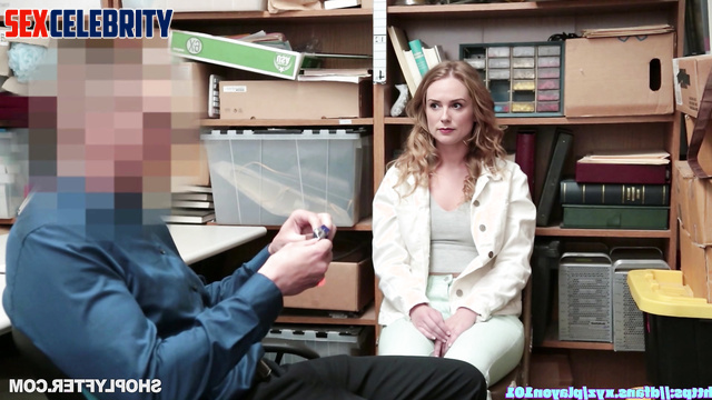 She had to undress in front of the security guard, fake Kerry Condon