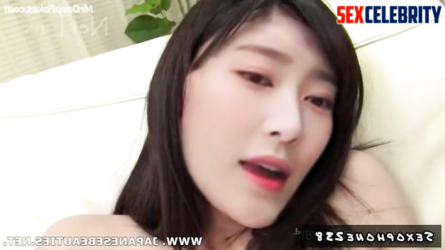 Big dildo makes Minju (김민주) cum hard IZ*ONE 아이즈원 (deepfake 딥페이크)