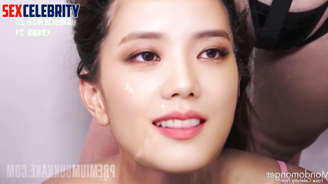 Beauty Jisoo (지수 블랙핑크) is a spoiled girl and she needs sperm, face swap