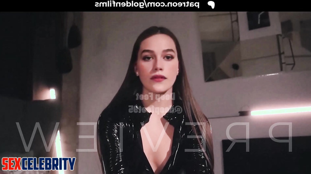Fake Victoria Pedretti - Footjob, Dominatrix, Foot Sex and Dirty Talking (POV)
