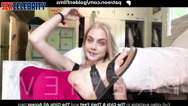 A.I. Cara Delevingne - Birkenstock Sandals and Stinky Sweaty Soles (JOI)
