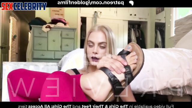 A.I. Cara Delevingne - Birkenstock Sandals and Stinky Sweaty Soles (JOI)