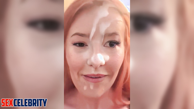 AI Jen Psaki gets a facial cum shot and shares it with the neighbors