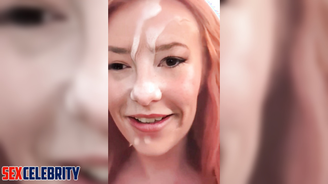 AI Jen Psaki gets a facial cum shot and shares it with the neighbors