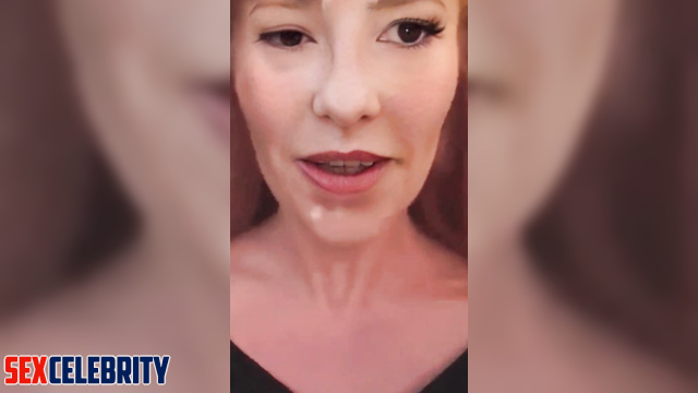 AI Jen Psaki gets a facial cum shot and shares it with the neighbors