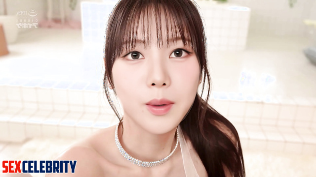 Fake Karina jumping on a cock and looking at your eyes defiantly 카리나 에스파