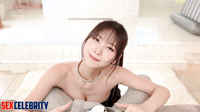 Fake Karina jumping on a cock and looking at your eyes defiantly 카리나 에스파