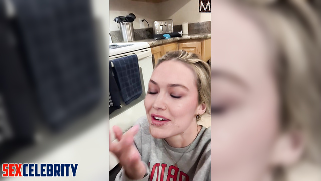 Blonde swallowed your cum with a real pleasure - Gigi Hadid pov fakeapp