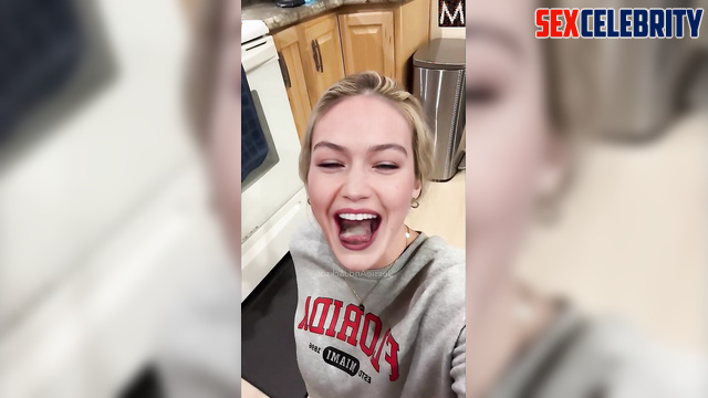 Blonde swallowed your cum with a real pleasure - Gigi Hadid pov fakeapp