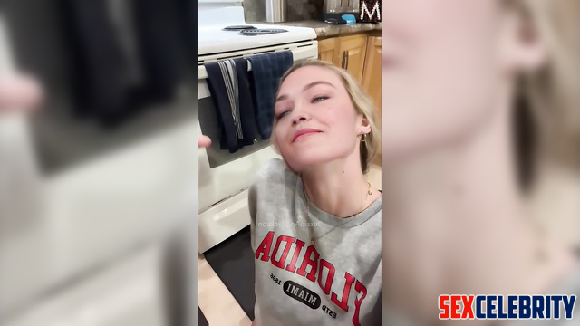 Blonde swallowed your cum with a real pleasure - Gigi Hadid pov fakeapp