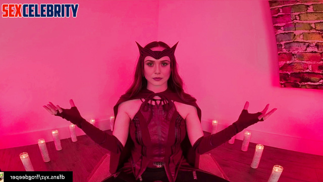 Deepfake Elizabeth Olsen as Scarlett Witch
