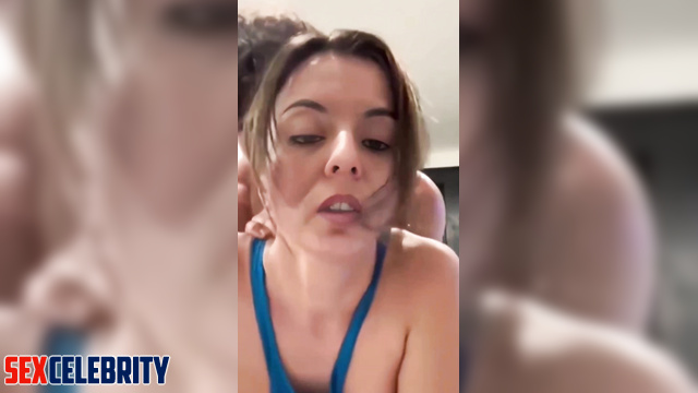 AI Amy Freeze weather forecast doggy style and facial