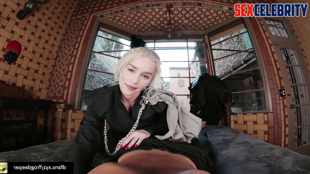 Emilia Clark POV deepfake - Takes off the guy's pants