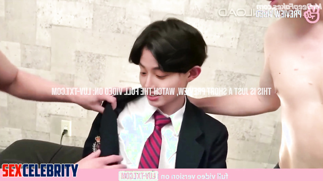 Fake Jaehyun NCT's embarrassed student gets seductively stripped 가짜 재현 NCT