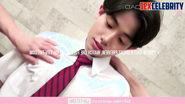 Fake Jaehyun NCT's embarrassed student gets seductively stripped 가짜 재현 NCT