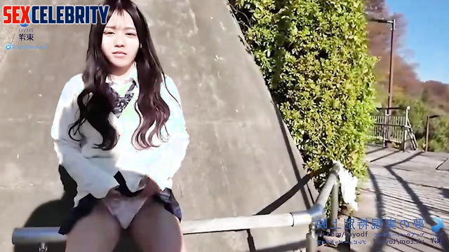 Deepfake Hikaru Morita - Showed panties on the street 森田ひかる