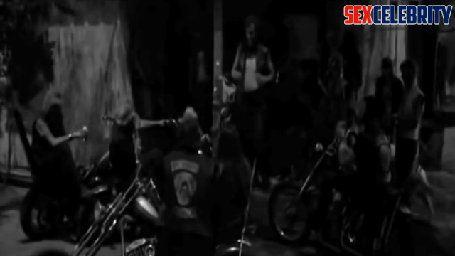 AI Penelope Menchaca dances for the motorcycle club