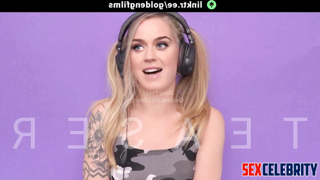 Face Swap Katy Perry - Reacting to Big Dick Solo Jerk Videos