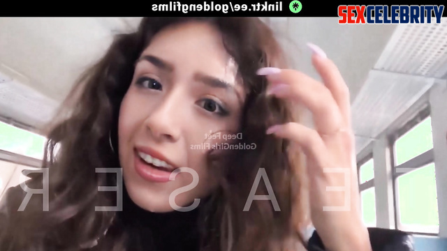 A.I. Pokimane - She gets my Big Load on Her Face in Public Train