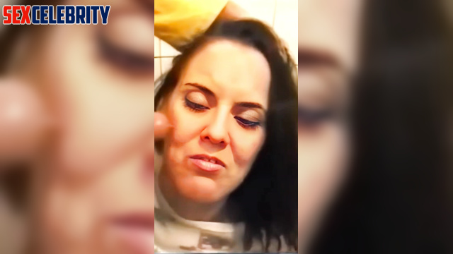 AI Amy Freeze gets a sprinkle facial
