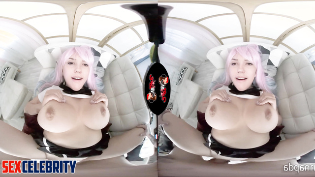 Alanah Pearce deepfake erotic POV VR enjoys blowjob, titfuck and moans from dick in pussy