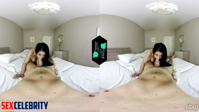 Hot brunette Katy Perry face swap POV VR handjob blowjob and cock riding