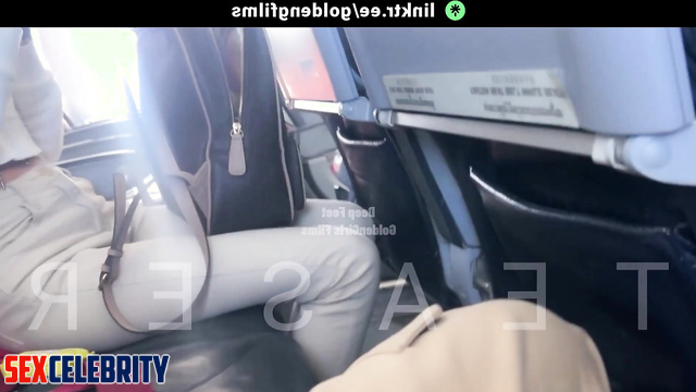 Real Fake Zendaya - Stranger's 2-Min Cumshot After Cock Flash on Plane