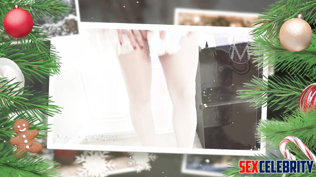 Two cocks entered her hole in cowgirl position, Yeji 예지 있지 christmas A.I.