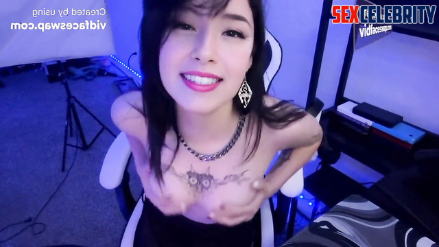 A.I. Pokimane witch girl JOI COUNTDOWN - Cum on my costume