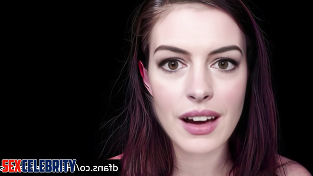 Babe really needs you big balls - Anne Hathaway solo sex scene