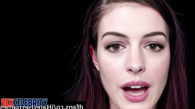 Babe really needs you big balls - Anne Hathaway solo sex scene