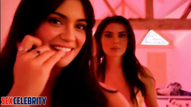 Kim Kardashian and Kendall Jenner and Kylie Jenner were feeling horny and made JOI sexy porn