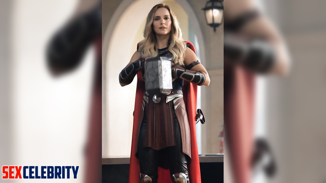 Blonde jumping naked and having fun / Natalie Portman solo ai scene