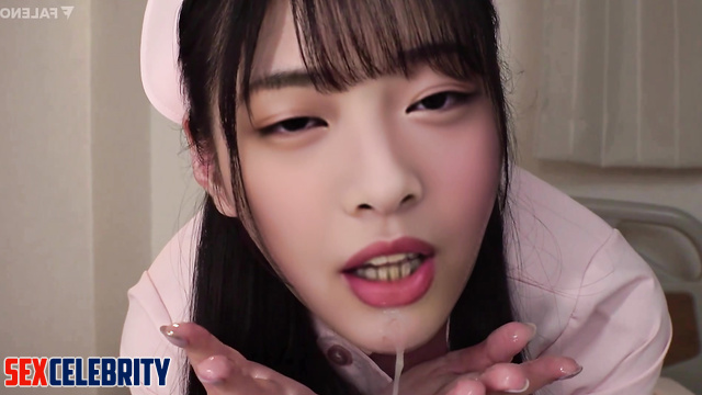 Pretty brunette wants to swallow a patient's sperm (Hanni fakeapp) 하니 뉴진스