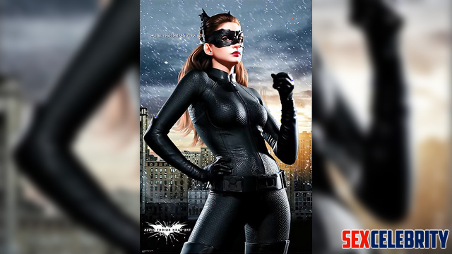 Catwoman with the most beautiful tits ever - Anne Hathaway fakeapp