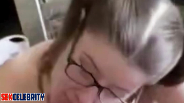 Al Emma Vigeland blowjob wearing pigtails