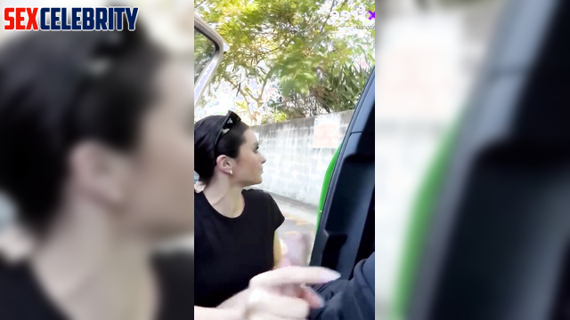 Hot AI Latina Penelope Menchaca having sex in the parking lot