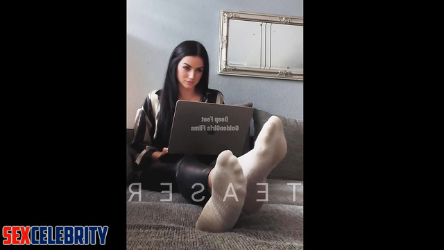 Face Swap Ana de Armas - Worn Dirty Socks Sole Tease While Ignoring You