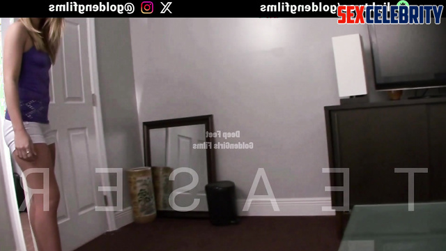 Maddythesillygoose - Pretty Blonde Teen Gives a Really Smooth Footjob (POV) A.I.